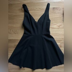 Very cute black skater mini dress